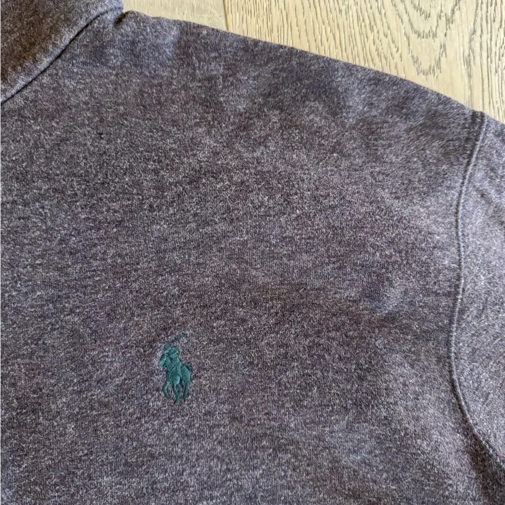 Ralph Lauren Polo Half Zip Pullover Brown XL